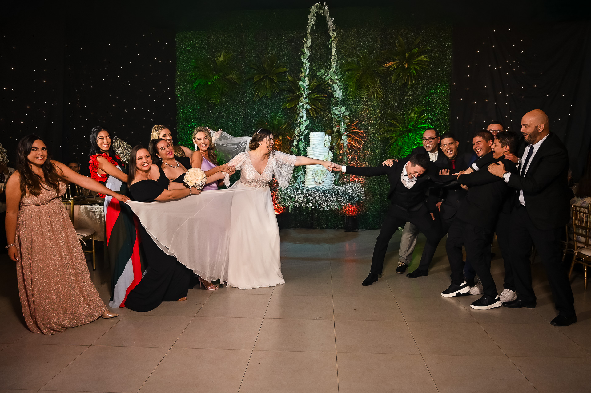 Boda en el jardín