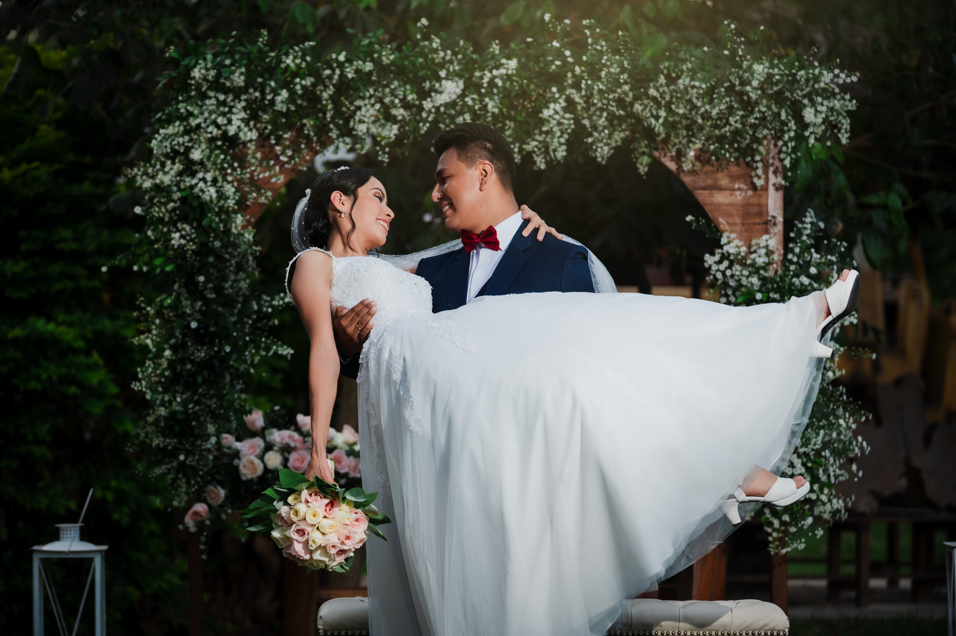Boda en el jardín